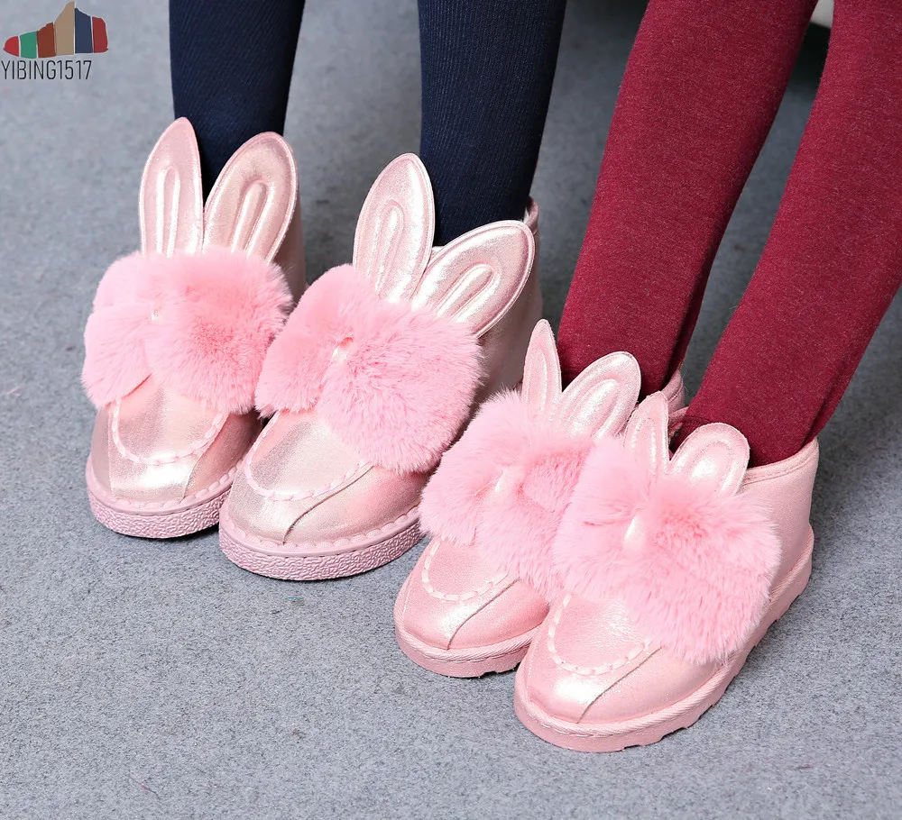

UG snow boots female G2018 winter warm fashion short flat-bottomed fox fur comfortable student boots tide