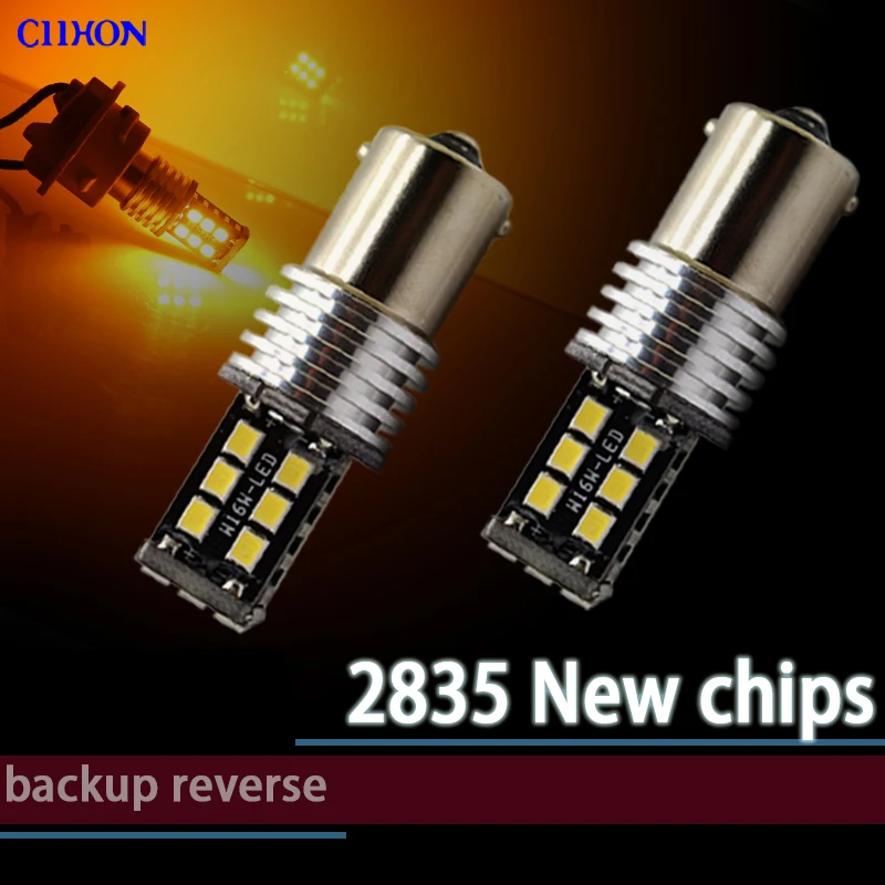2 шт. 1156 Ba15s P21w Bau15s 15 SMD светодиодные лампы 7506 1141 автомобильное торможение обратная