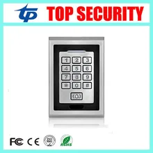 Metal case led keypad access control reader standalone 13 56MHZ MF card access control system surface