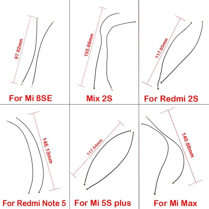 Запасная часть сигнала антенны Wifi антенна гибкий кабель лента для Xiaomi mi 3 4 4i 4c 4S 5 6 mi x Max mi x2s 5s Plus 8 Se