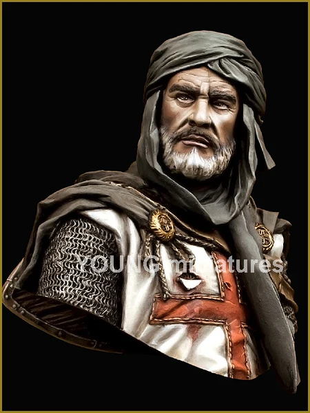

1:10 Resin Bust Breast Image Ancient War Paladin Jerusalem X09