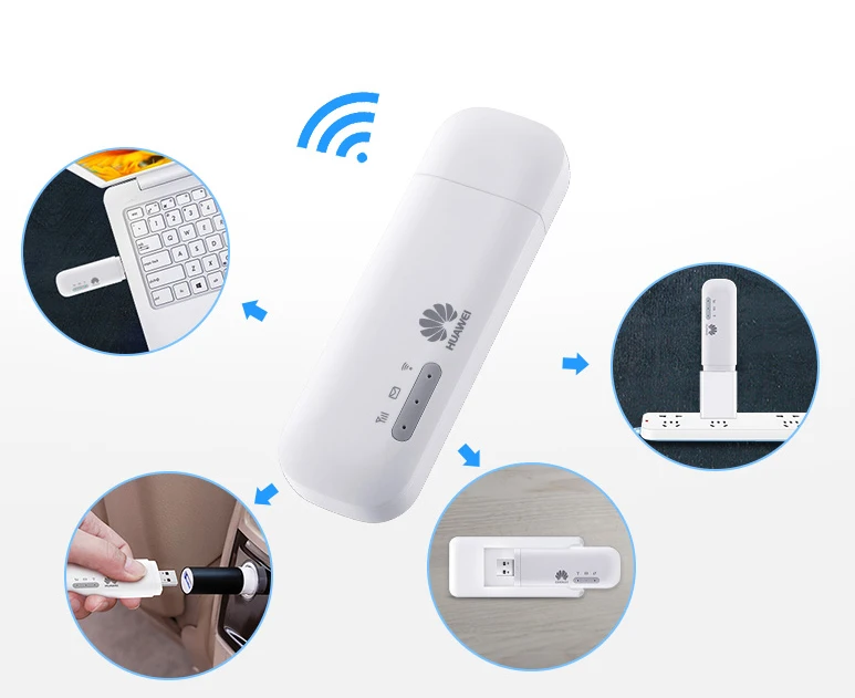 Huawei E8372h 155 4G LTE 150 Мбит/с USB WiFi модем маршрутизатор Wifi|Модемы| |
