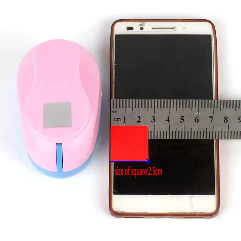 free ship 2.5cm*2.5cm square craft punch DIY Paper Printing Card punch Scrapbook Shaper Large