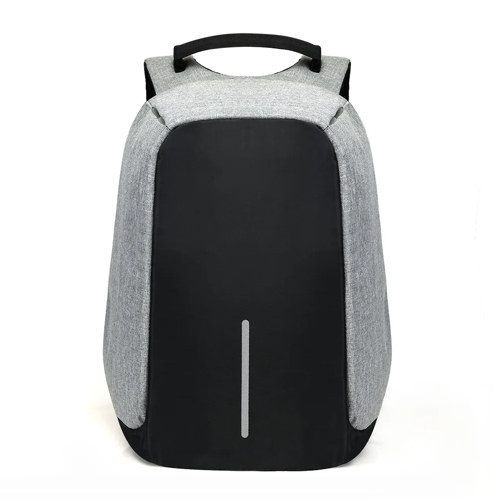 Mochila para ordenador portátil de 15 pulgadas con carga USB antirrobo Mochila de viaje para hombre Mochila escolar impermeable Mochila para hombre