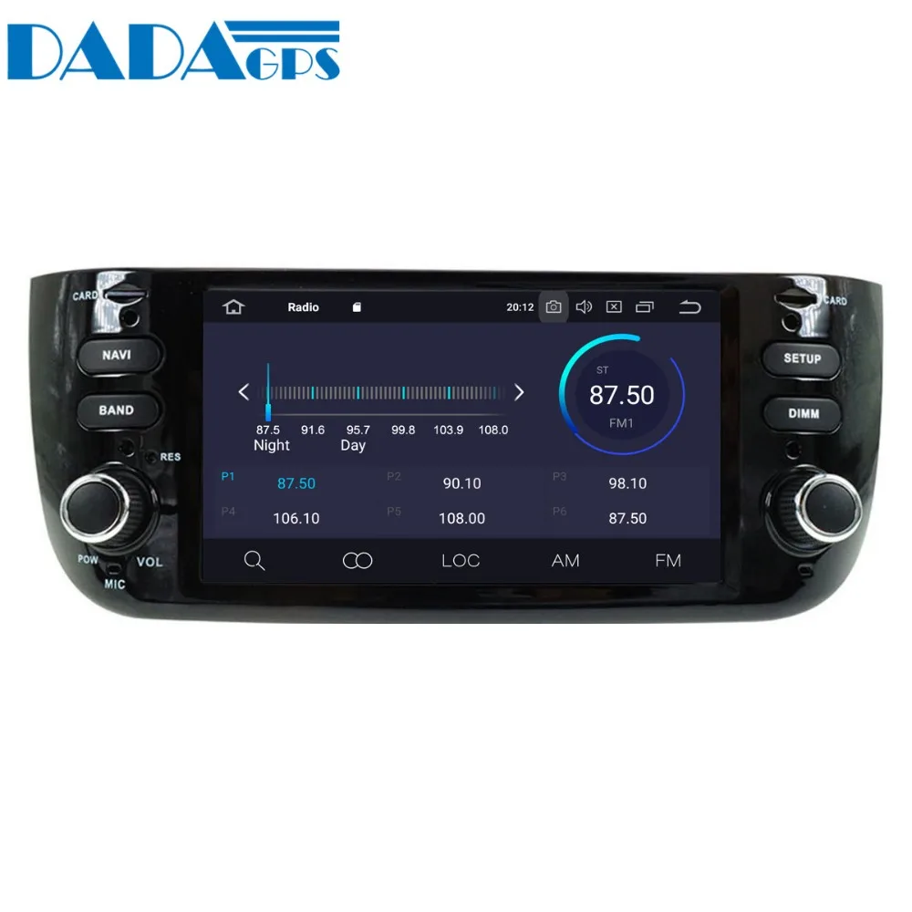 Автомагнитола на Android 9 0 4 + 32 ГБ мультимедийный DVD плеер для Fiat Punto 2009 2015 Linea 2012 GPS
