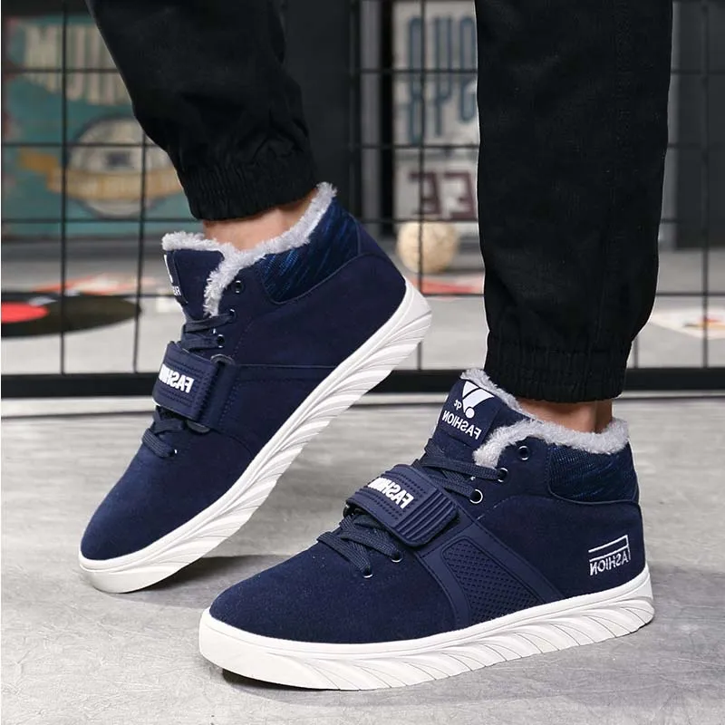 2017 New Arrival Winter Men Running Shoes Warm Plush Sneakers Outdoor