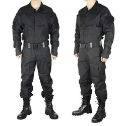 В стиле милитари стиль комплект Commando полевых работ одежда рубашка и Костюм со штанами для мужчин с поясом