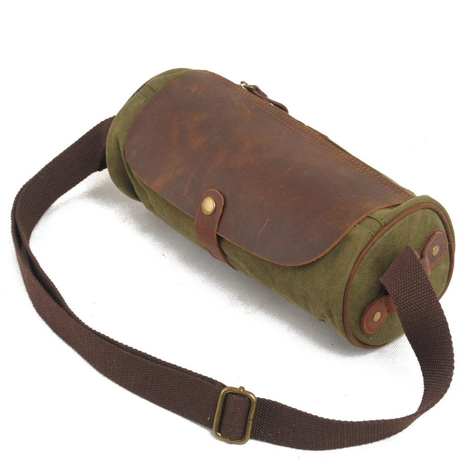 

European Oilskin Restore Ancient Ways Trend Man Shoulder Package Diagonal Package Ma'am Leisure Time Package Adjustable Straps