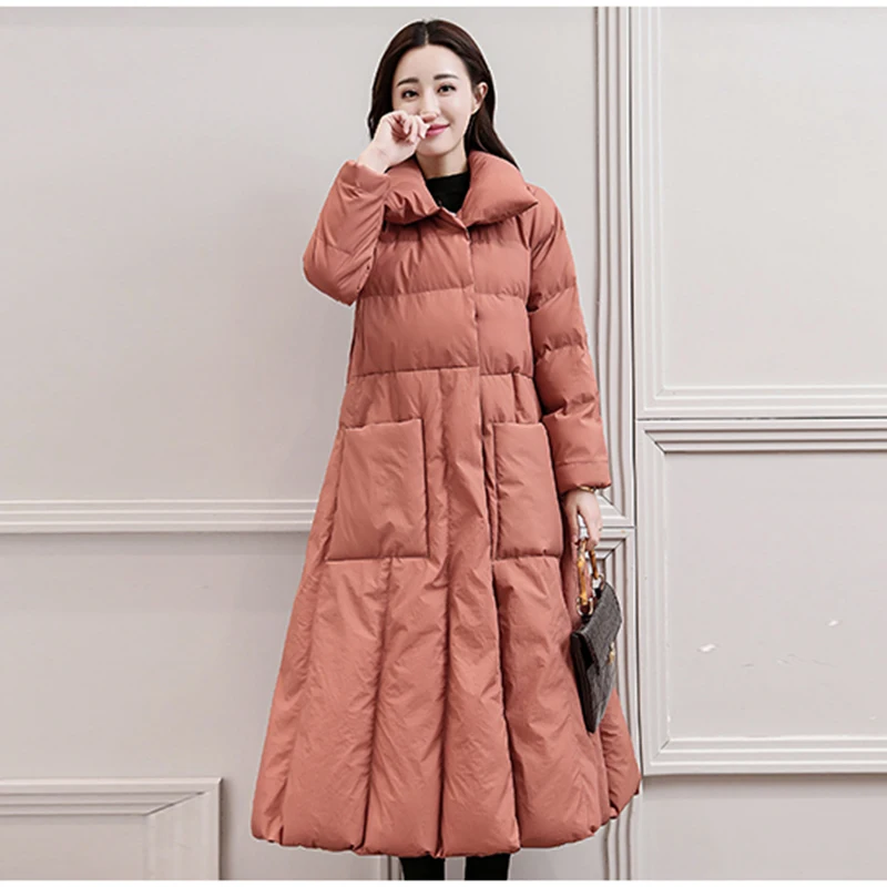 Couleur Le Taille Manteau Red Bas Nouveaux Qualité Grande black Vers Femmes Powder Coton Hiver De Supérieure Élégante Nuw124 Mode 2019 skin En Wine Veste Solide FK1cJl