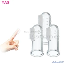 5 шт., Детская Мягкая Силиконовая зубная щетка для пальцев, зубная щетка, резиновый массажер, новинка,# Y207E# Лидер продаж