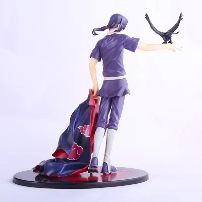 

Anime Naruto Uchiha Itachi Crow Statue Action Figures PVC Collection Model toys Free Shipping Kids Gifts With Box 20cm