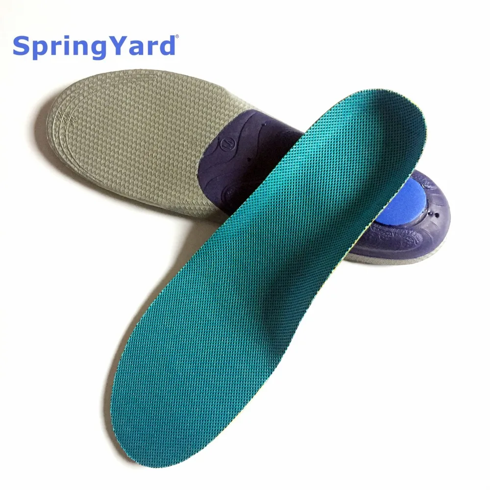 

SpringYard EVA Sport Orthopedic Insoles Arch Support Shock-Absorption Cushion Shoe Pad Running Breathable Train For Men Women