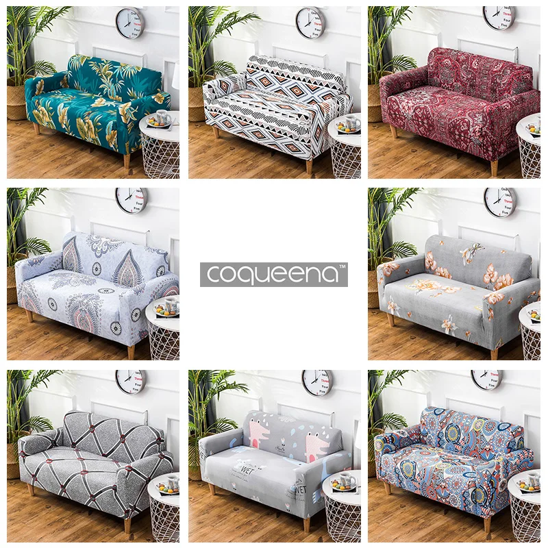 Тропический стиль универсальный эластичный стрейч диван Чехлы для гостиной диван Чехлы мебель протектор богемный домашний декор SC017