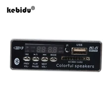 Kebidu Лидер продаж Bluetooth MP3 декодер плата декодирования плеер модуль Поддержка FM радио USB/TF ЖК-экран пульт дистанционного управления