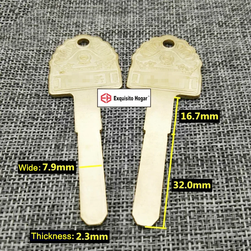 Лучшее качество дома дверь пустой ключ 32 мм слесарные принадлежности болванки ключей SJP105