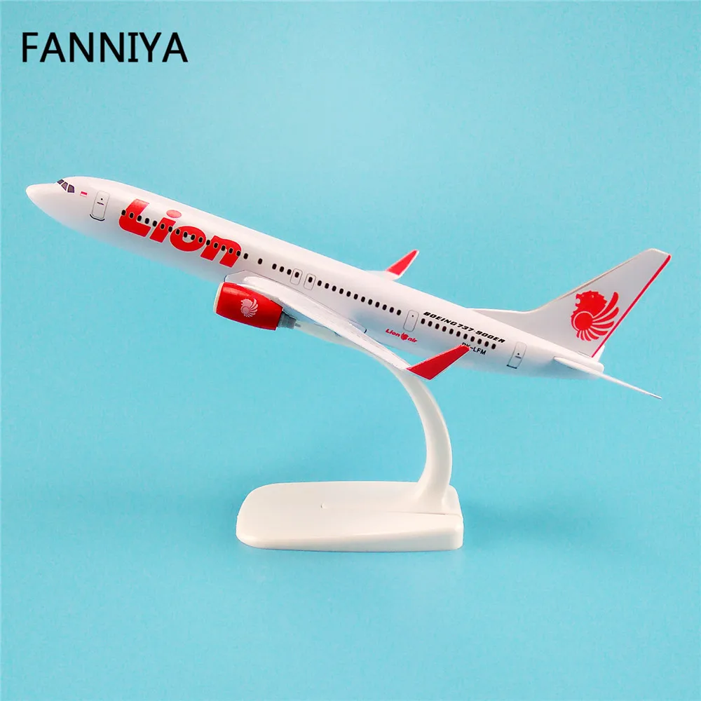 20cm Metal Model Airplane Air Lion Airlines Boeing 737 900er B737 PK