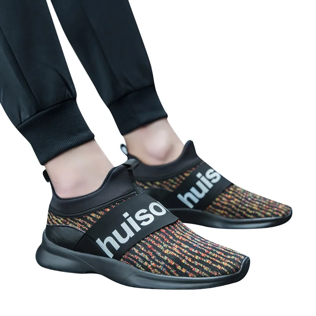 

men shoes 2019 new man casual shoes fashion Men's Fashion Mesh Shoes Casual Korean Version Of The Trend Woven Sports Shoes