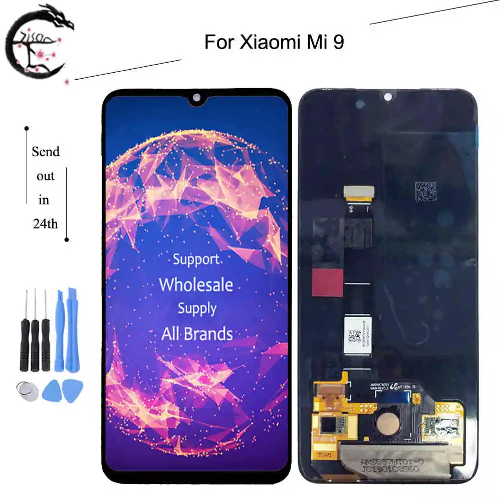 

6.39" AMOLED LCD For Xiaomi Mi 9 Mi9 LCD Display Screen Touch Panel Digitizer Assembly Replacement FOR Xiaomi9 Mi 9 Display