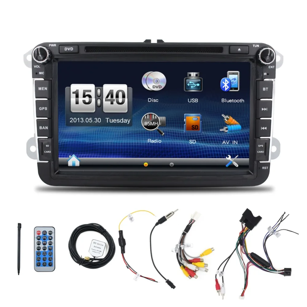 

8 inch Car Multimedia player GPS 2 Din Autoradio For Volkswagen POLO/b6/golf 5/Skoda/Octavia/SEAT/LEON radio dvd SD automotivo