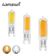 G9 светодиодный светильник 10 Вт 7 Вт 5 Вт 220 В ампулы G9 светодиодный лампада Светодиодный прожектор Bombillas стеклянная люстра Замена 40 Вт 60 Вт галогенные лампы