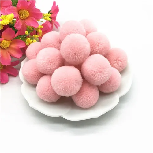22 Light pink 20 мм кашемир помпоном смешанные colorsoft балабоны для рукоделия детские игрушки Искусственный цветы декоративные аксессуары 32 шт. 20g - Цвет: 22 Light pink