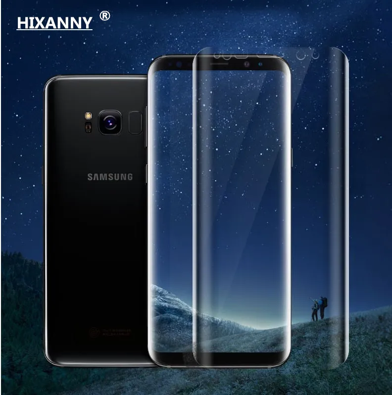 3D мягкий защитный Плёнки для Samsung Galaxy S8 плюс изогнутые полный Экран протектор S7 S6