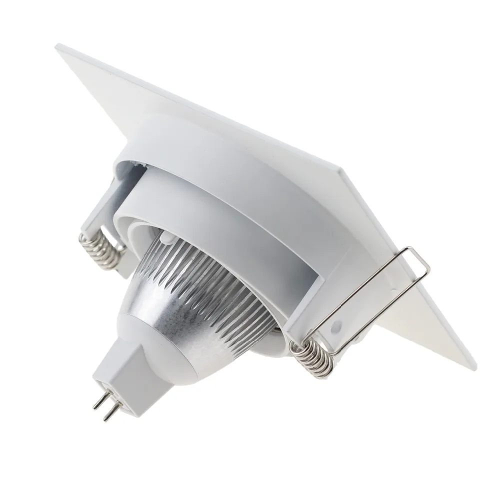 Светодиодный держатель потолочного светильника MR16 Frame GU5.3 установки с GU10 MR16 База гнездо применяется приспособление для прожектора для