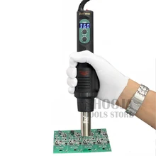 DES PortPortable постоянная температура Тепловая пушка цифровой дисплей Регулируемый горячий воздух воздуходувка паяльная станция 560 Вт 110 В/220 В