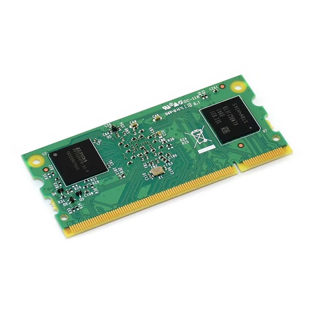  Compute Module 3+/32GB (CM3+/32GB) Raspberry Pi 3 Model B+ in a flexible form factor with 32GB eMMC
