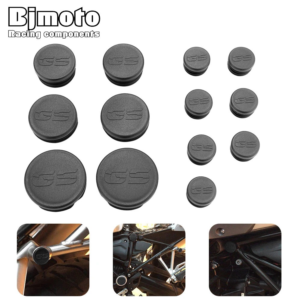 

Motorcycle Motorbike Accessories Frame Hole Caps Decor Cover Protector For BMW R1200GS R1200GSLS R1200GSADV Adventure 2013-2016