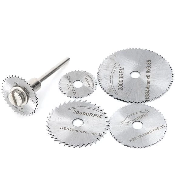 WLXY WL-7205 High-Speed Steel Circular Saw Blade Set Silver | Инструменты