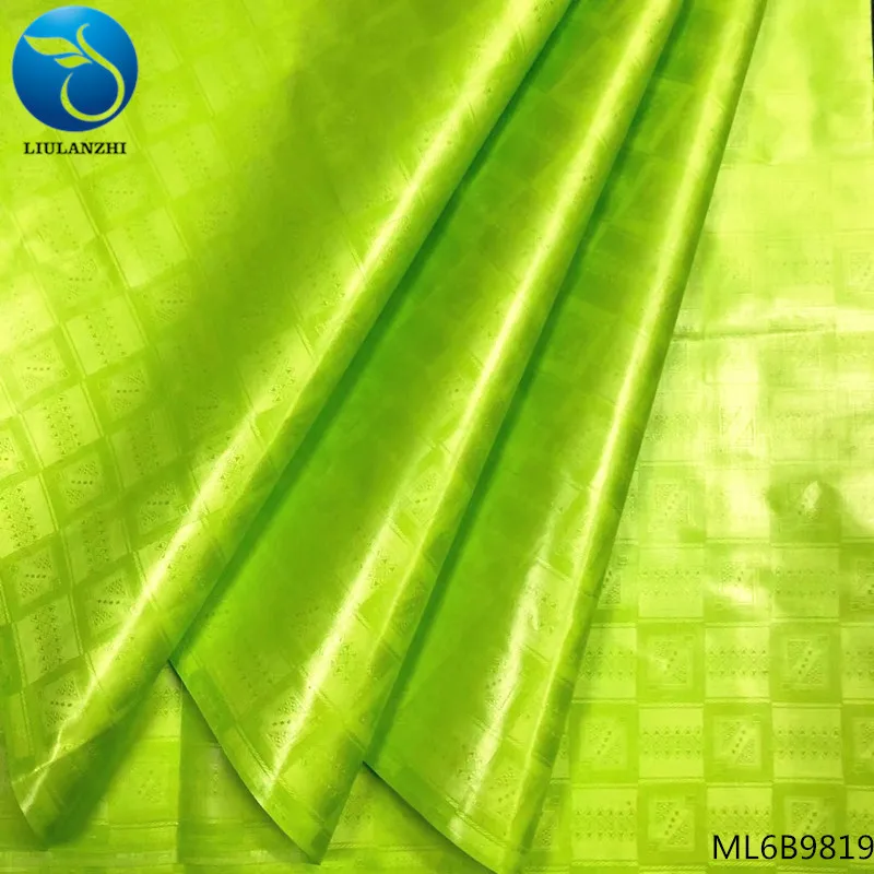

LIULANZHI bazin riche made in china random pattern design african riche 5 yards 2019 ML6B98