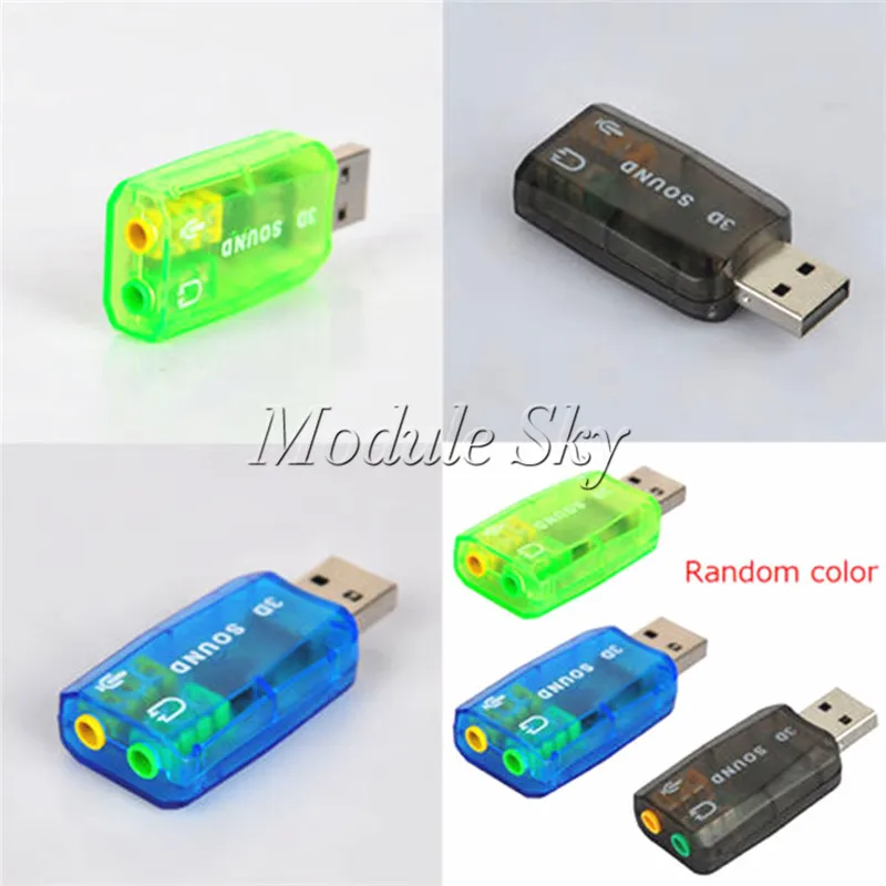 

CM108 Chipset USB 2.0 to 3D AUDIO SOUND CARD ADAPTER VIRTUAL 5.1 CH Sound Track