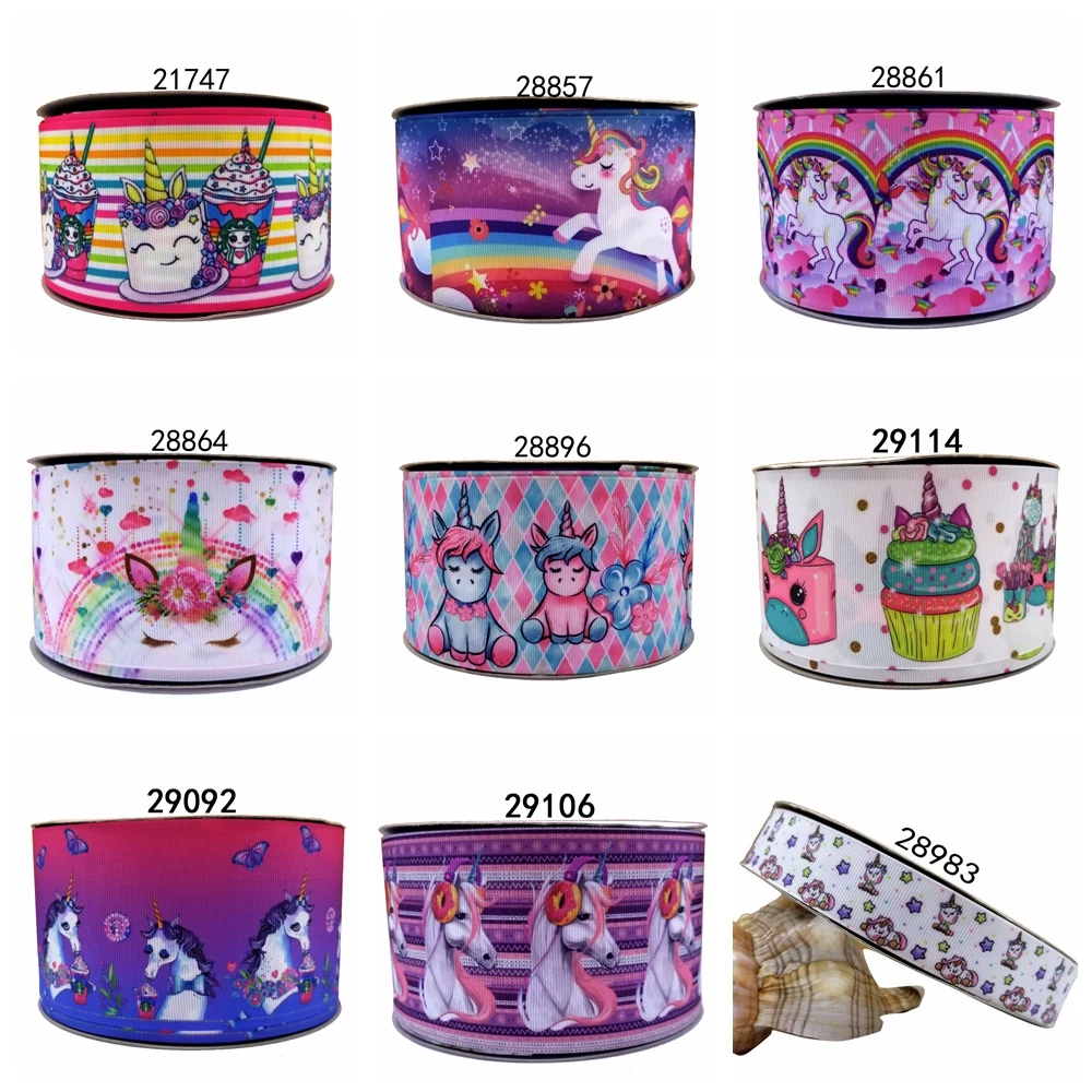

Free shipping 2019 new arrival ribbons Hair Accessories ribbon 10 yards printed grosgrain ribbons 29092