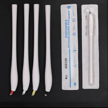 2 шт одноразовые, для микрообработки tebori ручка в 12CF/14CF/17CF лезвие ручной набор для перманенного макияжа бровей инструмент с датой расширения/лот нет