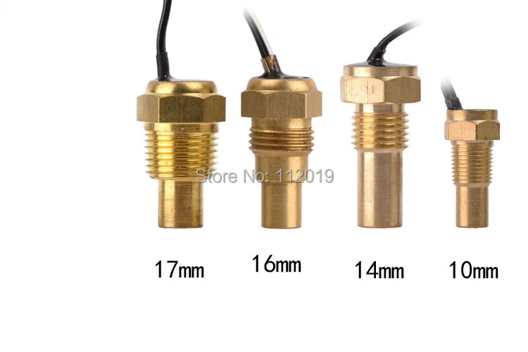 Универсальный светодиодный цифровой номер 12 v/24 v Авто Температура Воды Датчик Термометра Сенсор