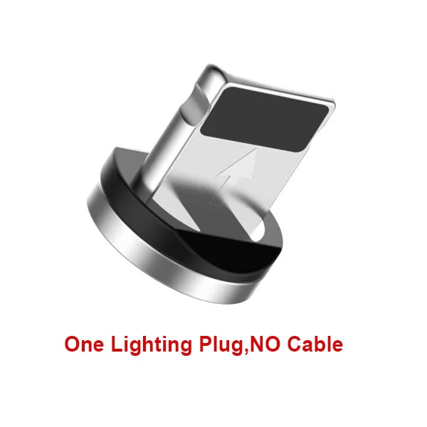 NOHON локоть Сильный магнитный 2.1A зарядный кабель освещение для iPhone X Micro usb type C для samsung S8 S9 Магнитный зарядный шнур линия - Цвет: IOS Plug