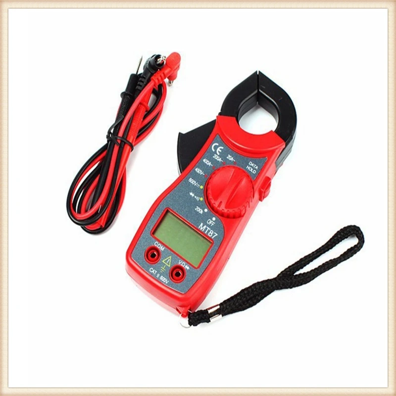 Mini 2 Style Colors LCD Digital Display Clamp Meter Multimeter Voltmet