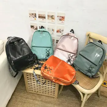 

Fashion Women Backpack High Quality Youth Leather Bag For Teenage Large Capacity Student Backpack Travel Couple Bag