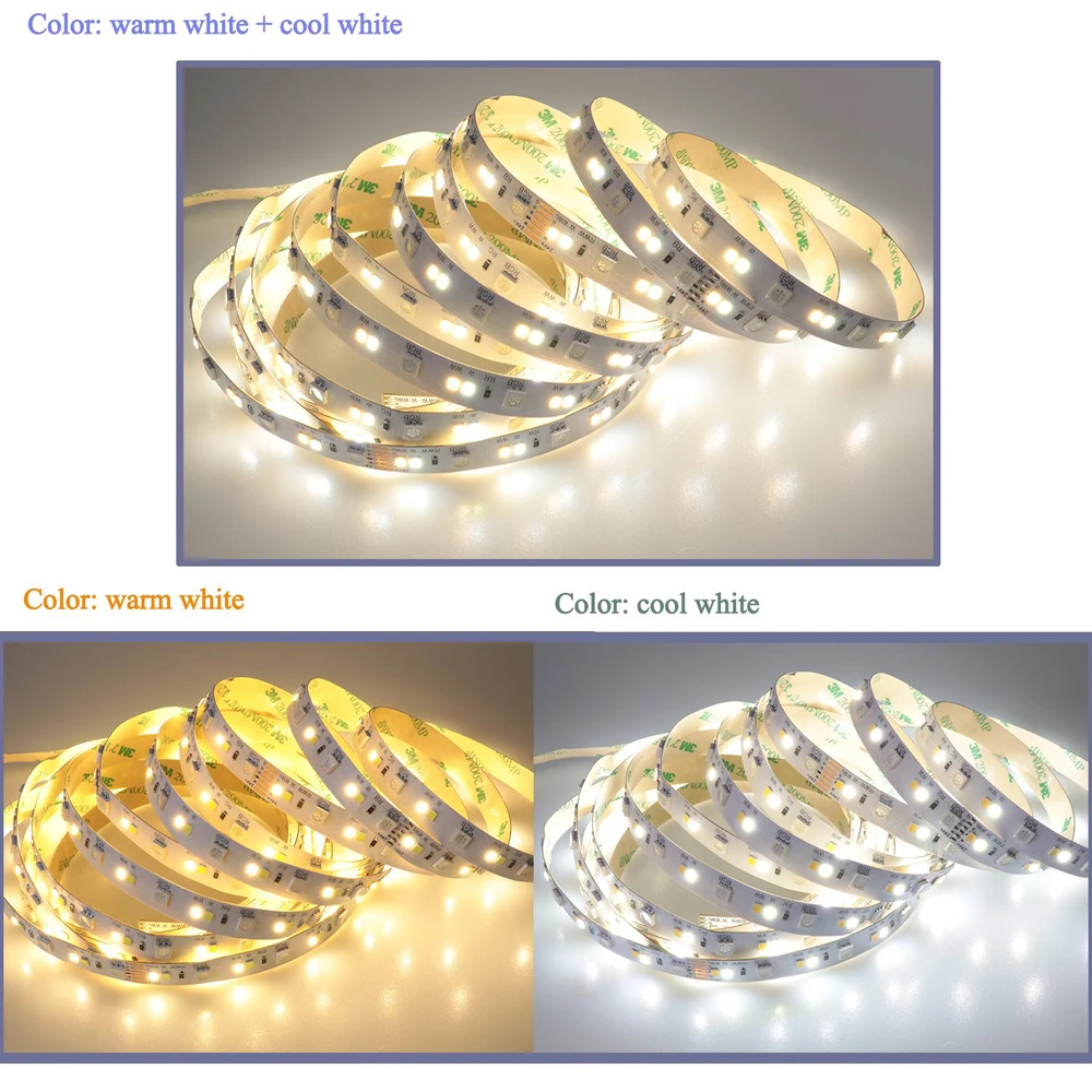 SMD 5050 RGB Светодиодная лента Водонепроницаемая 5 м 300 светодиодный DC 12 В 24 В CCT RGBCCT RGBW RGBWW белый теплый белый Fita светодиодный светильник гибкие 5 м
