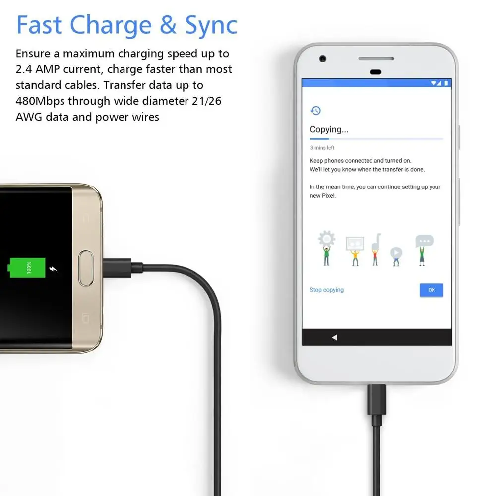 Кабель Micro USB 5 м удлиненный Android кабель для быстрой зарядки Samsung Galaxy S6/S7/S4/S3/J5/J7/J3