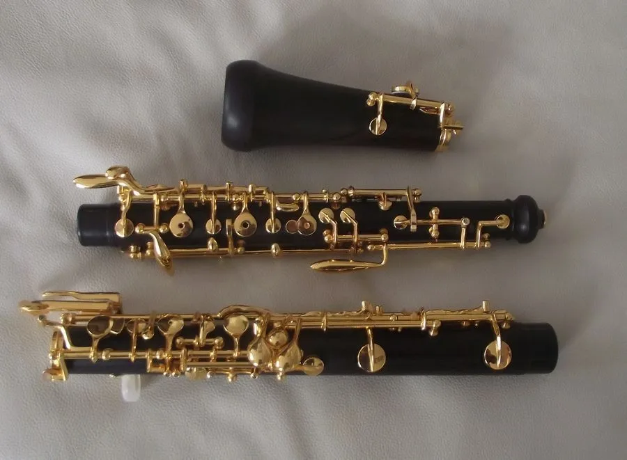 Отличный полуавтоматический ebony wood oboe C key позолоченный