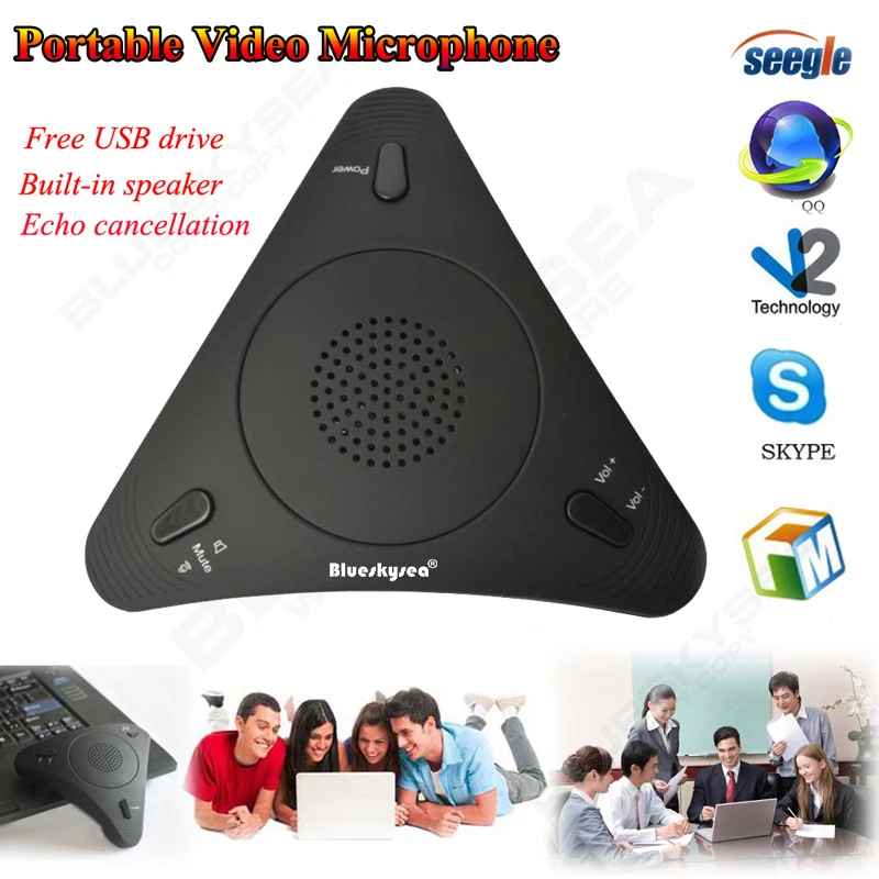 

Free shipping!USB 3.5mm VOIP CONFERENCE LOUDSPEAKER INTERNET PHONE TELEPHONE Portable Conference Microphone FOR PC LAPTOP