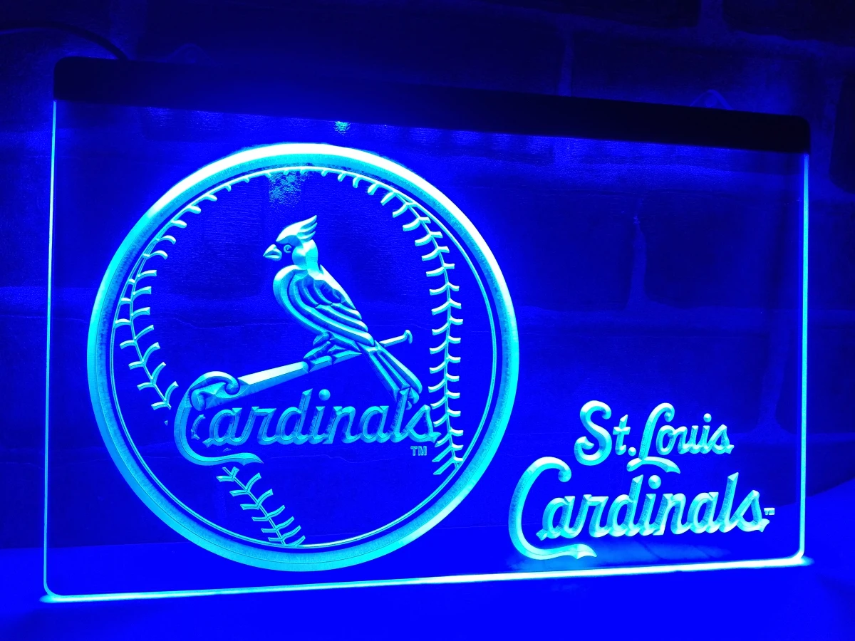 LA265- StLouis Cardinals бейсбольная светодиодсветодиодный неосветильник световая вывеска