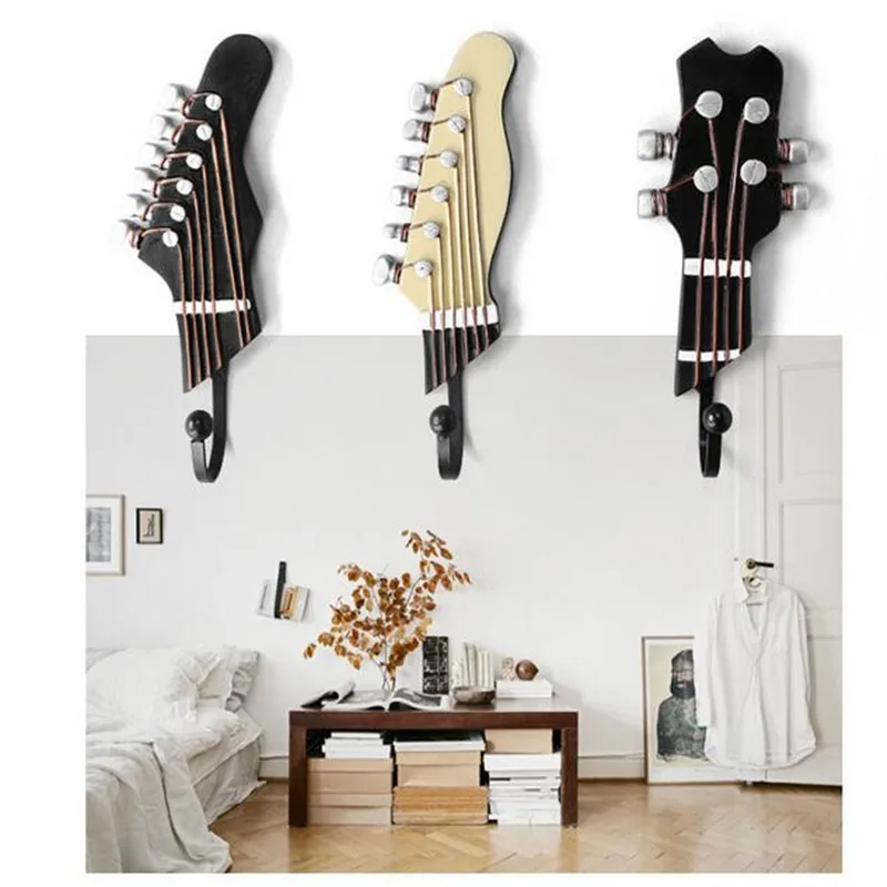 

3pc/Set Decorative Hooks Creative Resin Crafts Music Household Decorations Clothes Purse Hooks Wall Hooks Decorative Door Hook