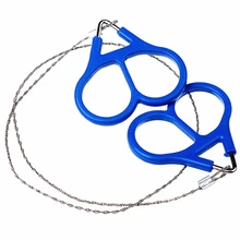 Нержавеющая Сталь Ручной Карманный цепной проволоки пилы Портативный выживания режущие инструменты кемпинг ручные пилы аварийного выживания