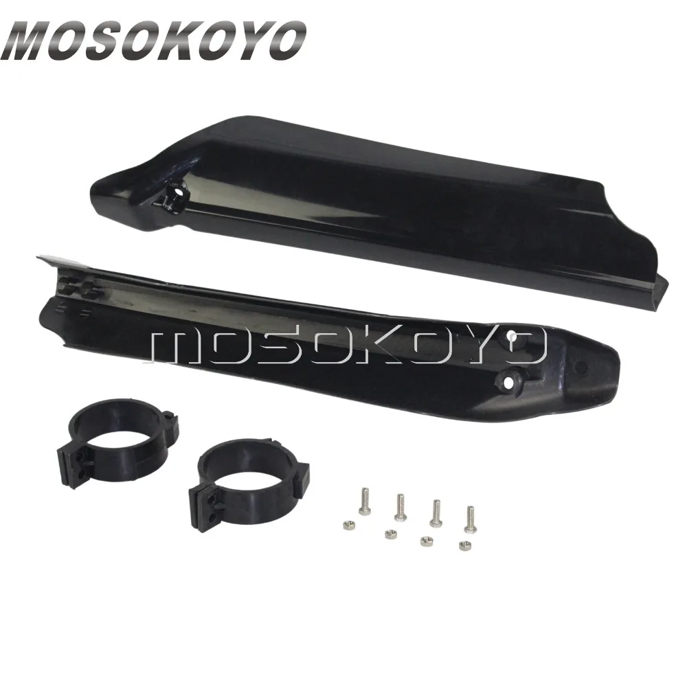 

Dirt Bike Enduro Motocross 55mm Fork Guard Black Plastic Tube Protection Universal