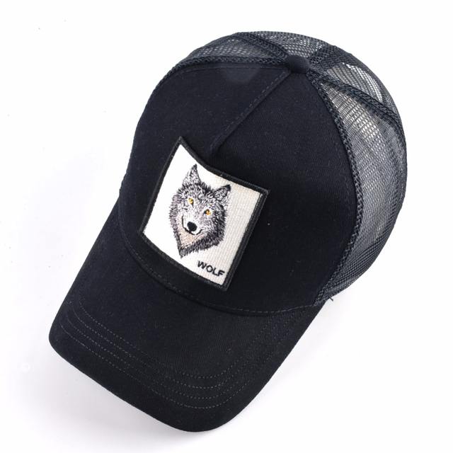 Embroidery Animal Mesh Snapback Baseball Cap Superstylez Store