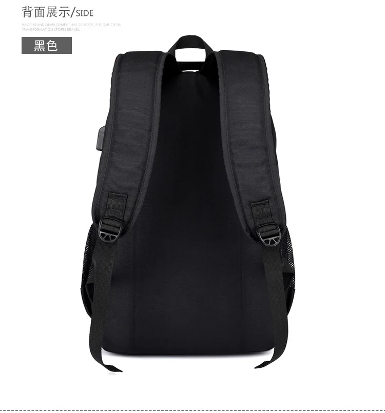 Men USB Charging Laptop Backpack Casual Design Women Waterproof Travel Backpack for Teenager Boy Fashion Girls School Bags