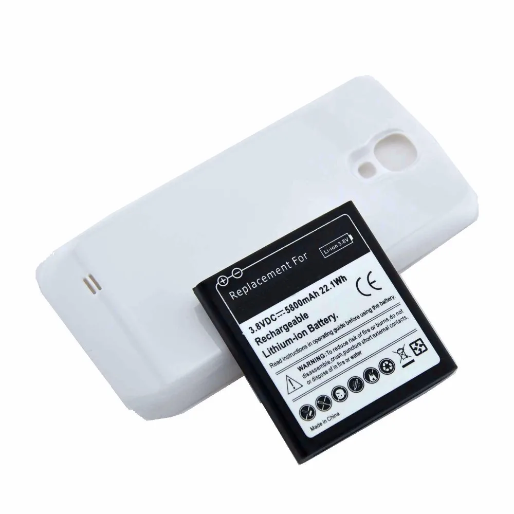 1x5800 мач B600BC Расширенный аккумулятор + задняя крышка для Samsung Galaxy S4 SIV i9500 L720 R970 M919